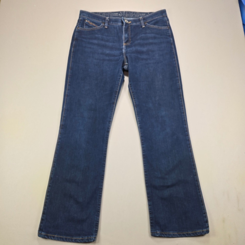Wrangler‎ Jeans Q-Baby Ultimate Riding Bootcut Dark Wash Blue Womens 11/12x30